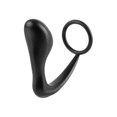 ANAL FANTASY COLLECTION ASS-GASM COCKRING PLUG BLACK - 1