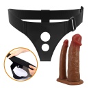 Harness Briefs KEAREN z wydrążonym dildo 17,5 cm - 6