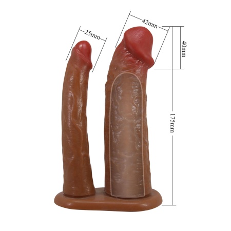 Harness Briefs KEAREN z wydrążonym dildo 17,5 cm - 7