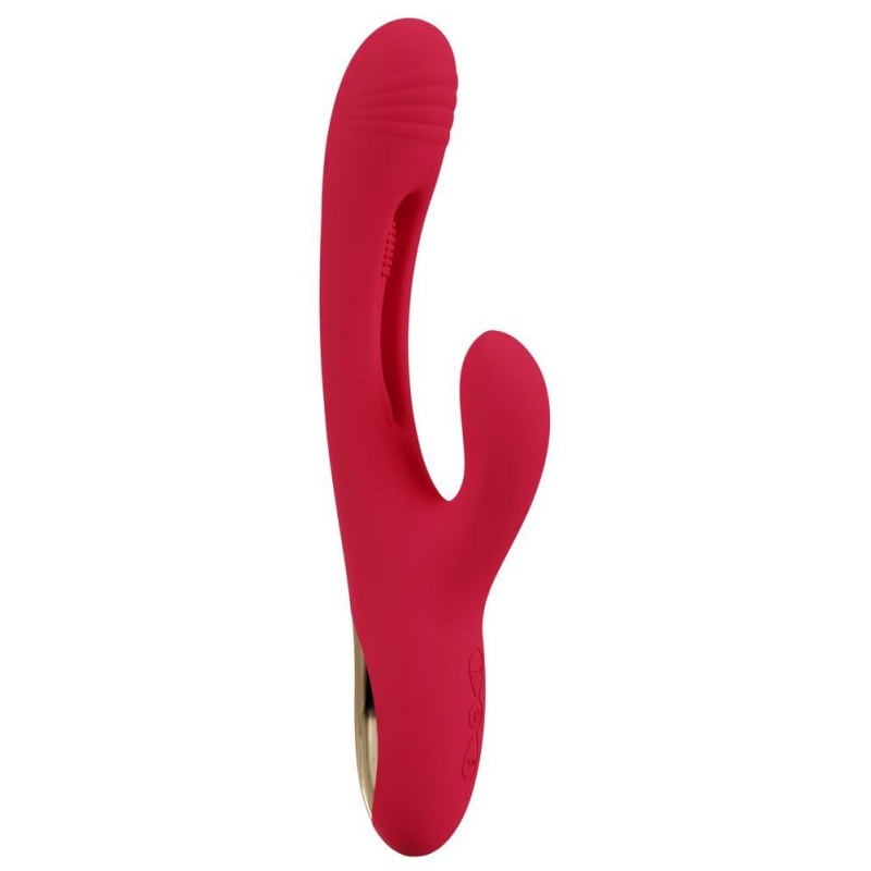 Wibrator Króliczek Rabbit Flicking z 3 Silnikami i Stymulacją Łechtaczki, 24,2 cm - 2