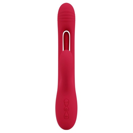 Wibrator Króliczek Rabbit Flicking z 3 Silnikami i Stymulacją Łechtaczki, 24,2 cm - 3