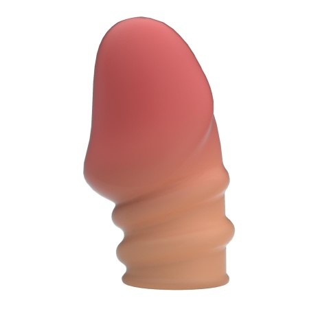 Nakładka na penisa Jeremy z elastycznego TPR (17 cm) - 4