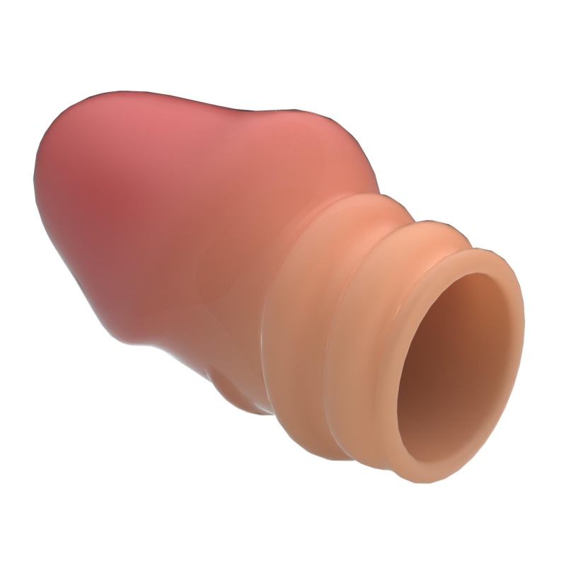 Nakładka na penisa Jeremy z elastycznego TPR (17 cm) - 7
