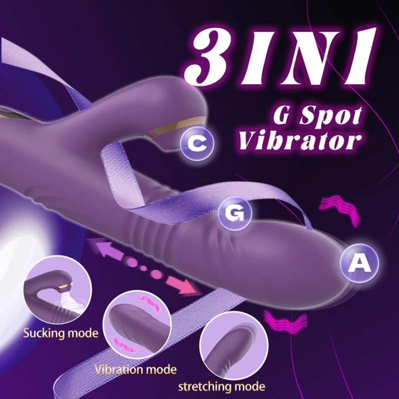 Luna suction thrusting G-spot massager - 14