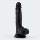 Dildo Silikonowy Inviktus 7 – 19 cm, Czarny - 1