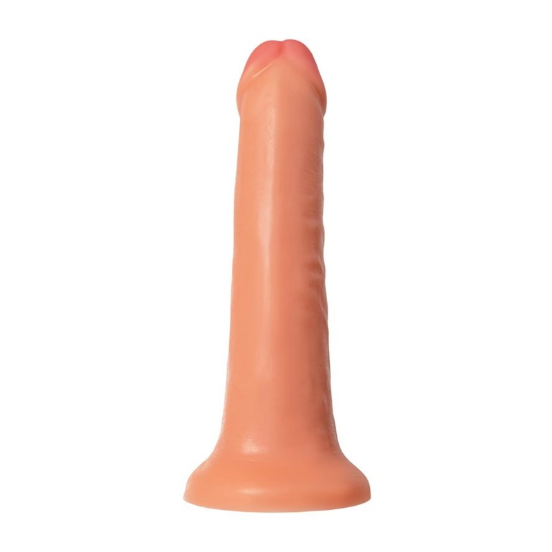 Realistyczne dildo CALIBER 18/3 z przyssawką, PVC, długość 18 cm, średnica 3 cm - 3