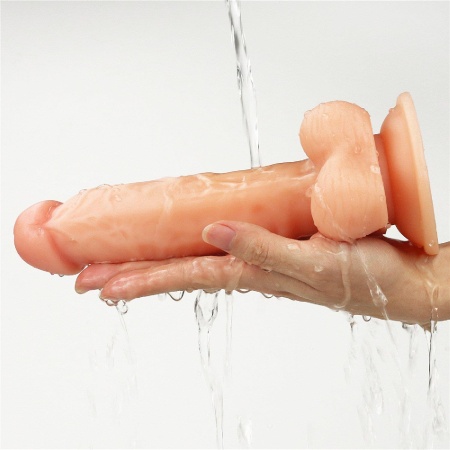 Dildo realistyczne The Ultra Soft Dude 20 cm z przyssawką, cieliste - 4