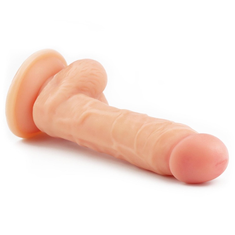 Dildo realistyczne The Ultra Soft Dude 20 cm z przyssawką, cieliste - 7
