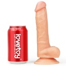 Dildo realistyczne The Ultra Soft Dude 20 cm z przyssawką, cieliste - 8