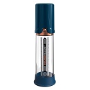 Pompa do penisa Pump Worx Max Boost Blue – manualny tłok próżniowy, 28,6 cm - 2