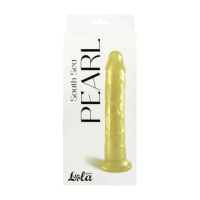 Pearlescent dildo South Sea Pearl Golden - 1