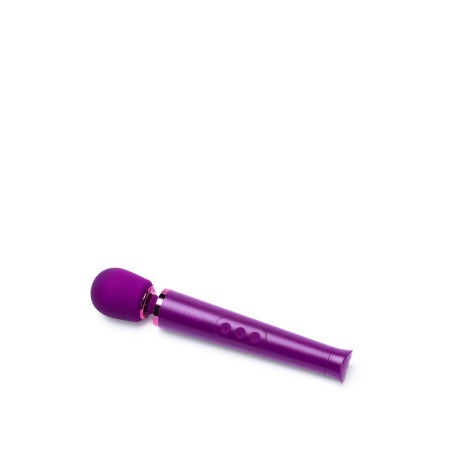 Le Wand Petite Cherry - elastyczna szyjka, 10 poziomów wibracji i 6 wzorców, 25,4 cm - 3