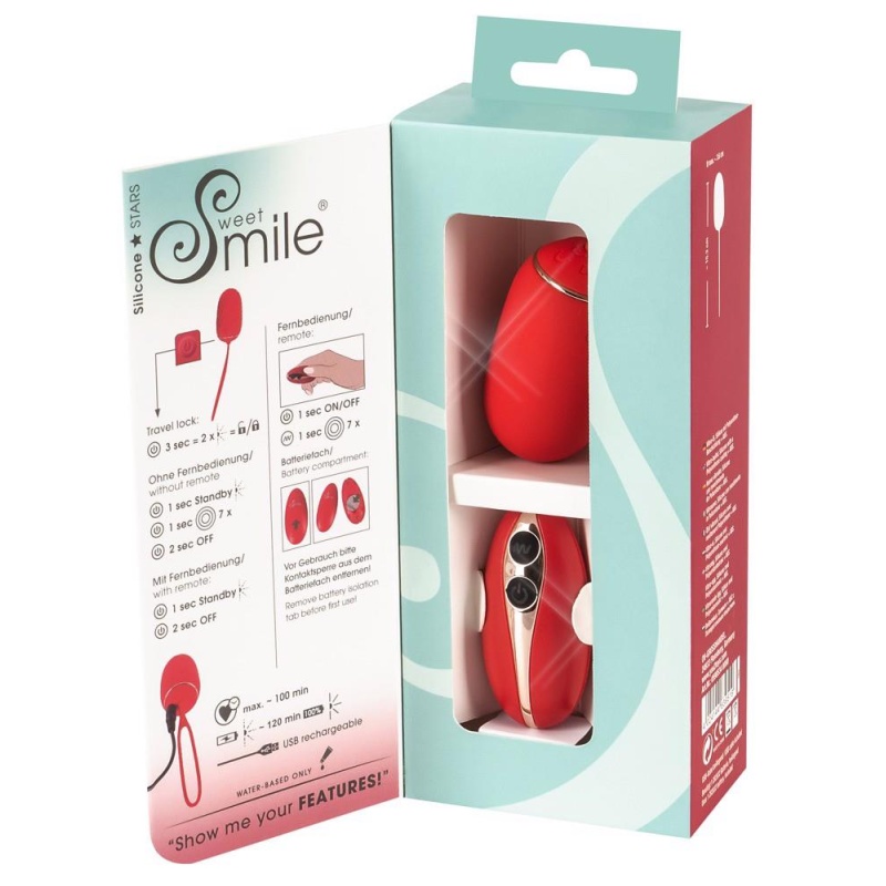Kulka wibracyjna RC Love Ball z pilotem, 7 trybów wibracji, 15,3 cm - 8