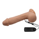 Dildo wibrujące Beautiful Johnson 9.2 z przyssawką, długość 23,4 cm - 4