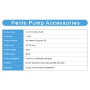 Pompka masturbacyjna LUXURY PUMP - automatyczna, wodoodporna, powiększony cylinder, przezroczysty rękaw, regulacja podciśnienia - 9