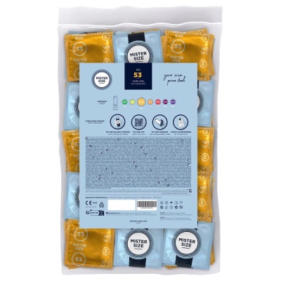 Mister Size 53mm pack of 100 - 1 2