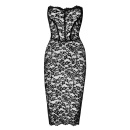 Noir Dress Lace S - 6