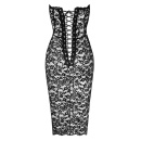 Noir Dress Lace S - 7