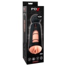 Masturbator PDX Elite Vibrating Mega Milker — automatyczne dojenie, 6 prędkości i 7 trybów wibracji, kanał 5,9 cm, głębokość wpr - 1