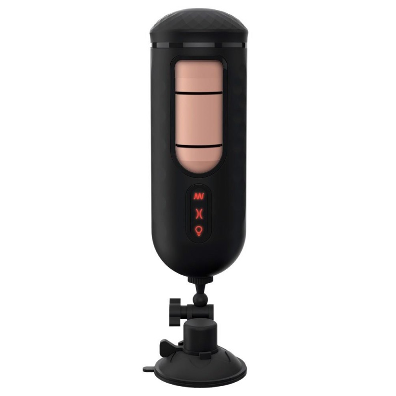 Masturbator PDX Elite Vibrating Mega Milker — automatyczne dojenie, 6 prędkości i 7 trybów wibracji, kanał 5,9 cm, głębokość wpr - 3