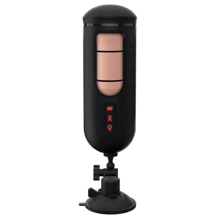 Masturbator PDX Elite Vibrating Mega Milker — automatyczne dojenie, 6 prędkości i 7 trybów wibracji, kanał 5,9 cm, głębokość wpr - 3