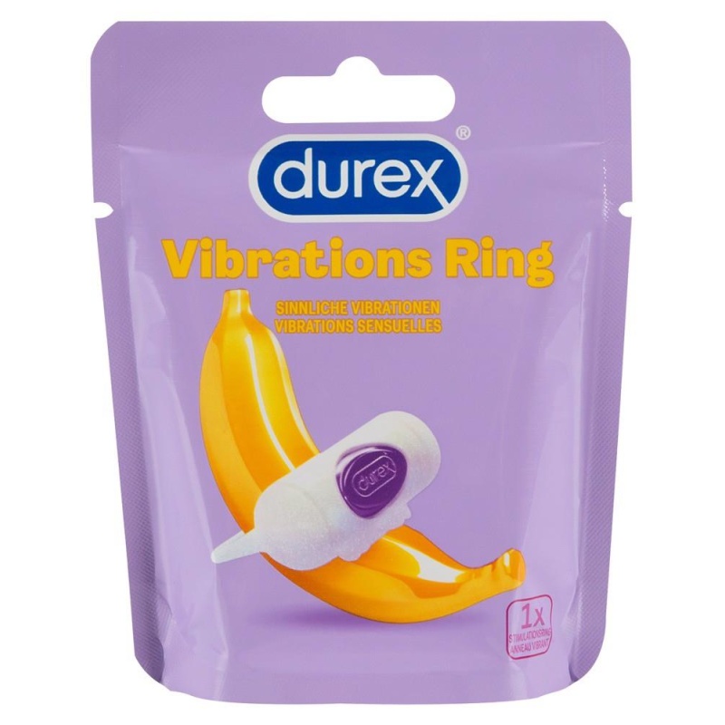 Pierścień wibracyjny Intense Vibrations – jednorazowy, silikonowy, uniwersalny rozmiar dla mężczyzn - 1
