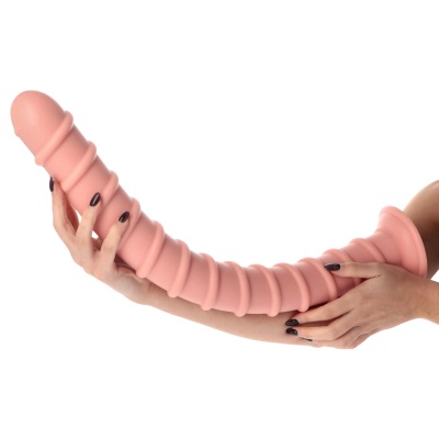 Korek analny Cabogirao 58,5 cm / 6,2 cm PVC Flesh - 1 2