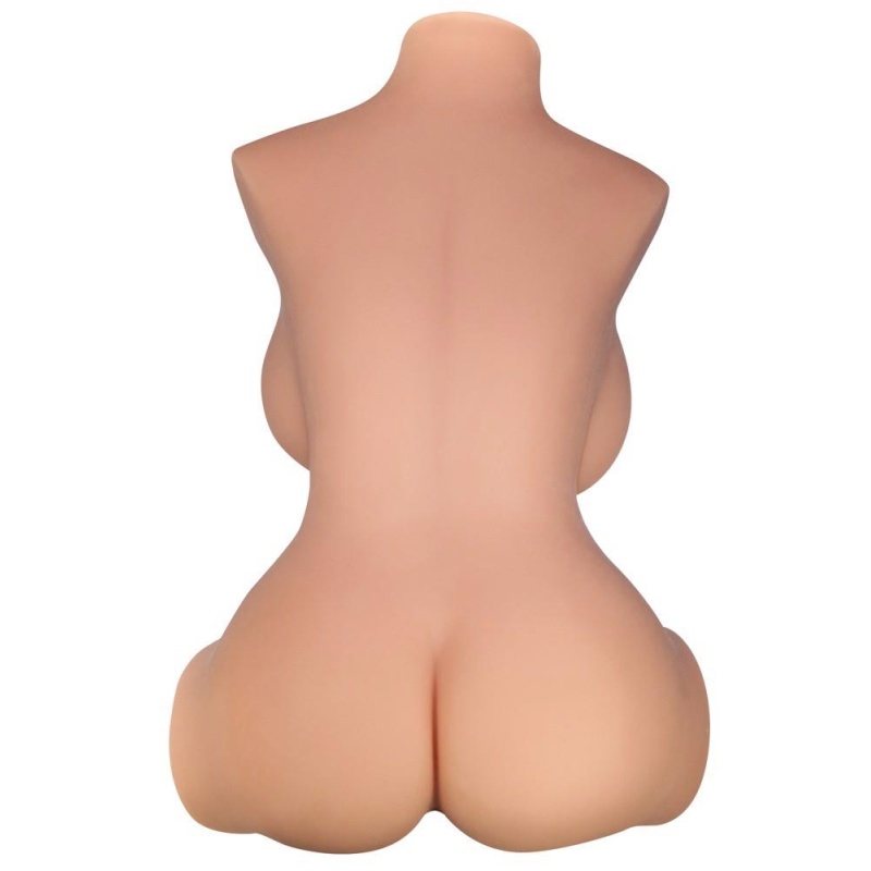 Masturbator Real Style IV – realistyczny tułów TPR z podwójnym wejściem, 48 cm, 12 kg - 3