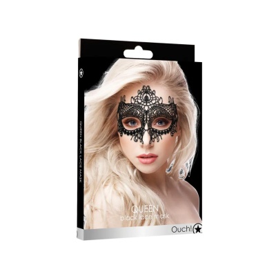 Queen - Black Lace Mask - 1 2