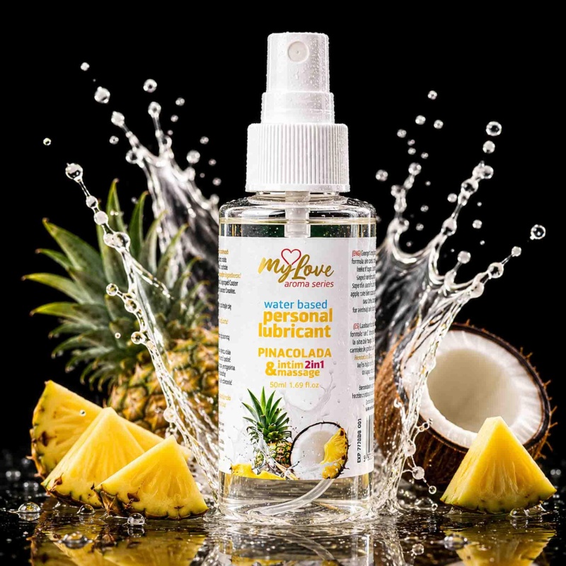 Wodny żel intymny i do masażu 2w1 Pina Colada 50 ml - 2