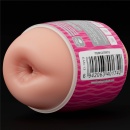 Dwustronny masturbator Slider Double-Ended 10,3 cm z pochwą i odbytnicą w kolorze cielistym - 13