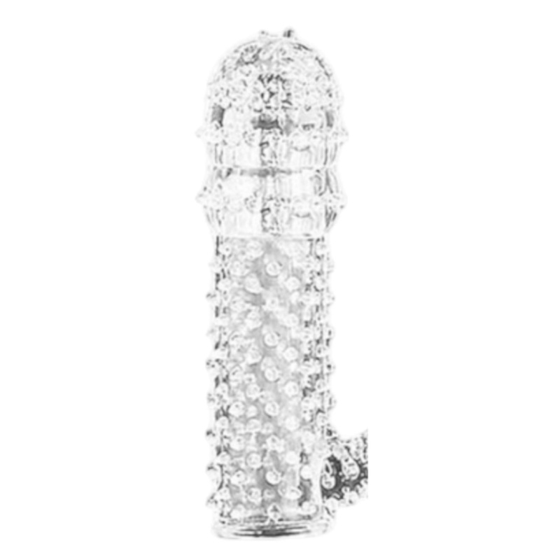 Rękaw na penisa Cock Sleeve 01 12,5 cm x 3,5 cm, przezroczysty - 3