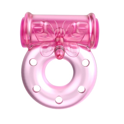 Pierścień erekcyjny Motylek z wibracjami 4,8 cm - 1 2