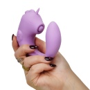 Unihorn C-Horse Marina Lilac – wibrator 2w1 do stymulacji punktu G i łechtaczki, silikon medyczny, 15 cm - 5