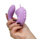Unihorn C-Horse Marina Lilac – wibrator 2w1 do stymulacji punktu G i łechtaczki, silikon medyczny, 15 cm - 6