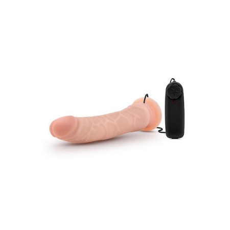 Wibrator realistyczny Dr. Skin 8.5 z przyssawką i regulacją wibracji, 21,5 cm - 5