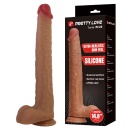Realistyczne dildo Torin-PLUS z przyssawką, 37,5 cm - 1