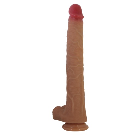 Realistyczne dildo Torin-PLUS z przyssawką, 37,5 cm - 3