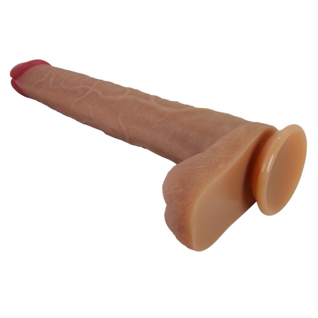 Realistyczne dildo Torin-PLUS z przyssawką, 37,5 cm - 5