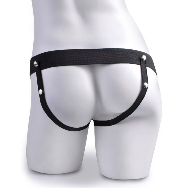 Strap-On Hollow FFS 7 z pilotem i 10 trybami wibracji — długość całkowita 20,3 cm, średnica zewnętrzna 5,3 cm, pas regulowany 71 - 6