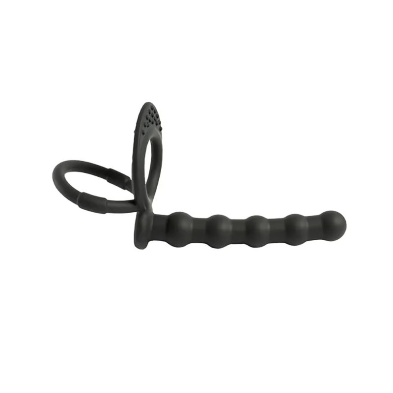 Dildo Strap-On Fantasy – Silikonowy, Zakrzywiony, do Podwójnej Penetracji, 13,5 cm (Ø 2,2 cm) - 1