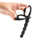 Dildo Strap-On Fantasy – Silikonowy, Zakrzywiony, do Podwójnej Penetracji, 13,5 cm (Ø 2,2 cm) - 3