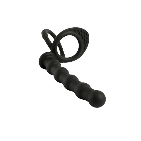 Dildo Strap-On Fantasy – Silikonowy, Zakrzywiony, do Podwójnej Penetracji, 13,5 cm (Ø 2,2 cm) - 5