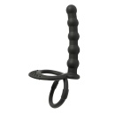 Dildo Strap-On Fantasy – Silikonowy, Zakrzywiony, do Podwójnej Penetracji, 13,5 cm (Ø 2,2 cm) - 6