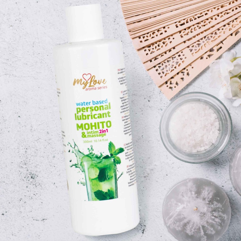 MyLove Żel intymny i masażowy 2w1 Aroma Series Mohito 300 ml - 5