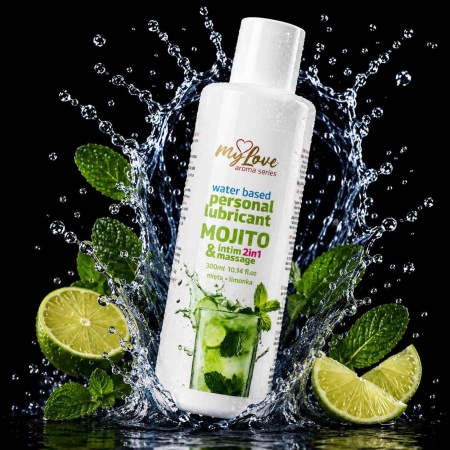 MyLove Żel intymny i masażowy 2w1 Aroma Series Mohito 300 ml - 6