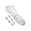 Przedłużacz prącia Performance Maxx Kit Transparent z pasem mosznowym 22,9 cm - 4