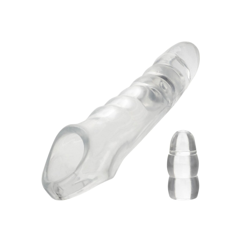 Przedłużacz prącia Performance Maxx Kit Transparent z pasem mosznowym 22,9 cm - 5