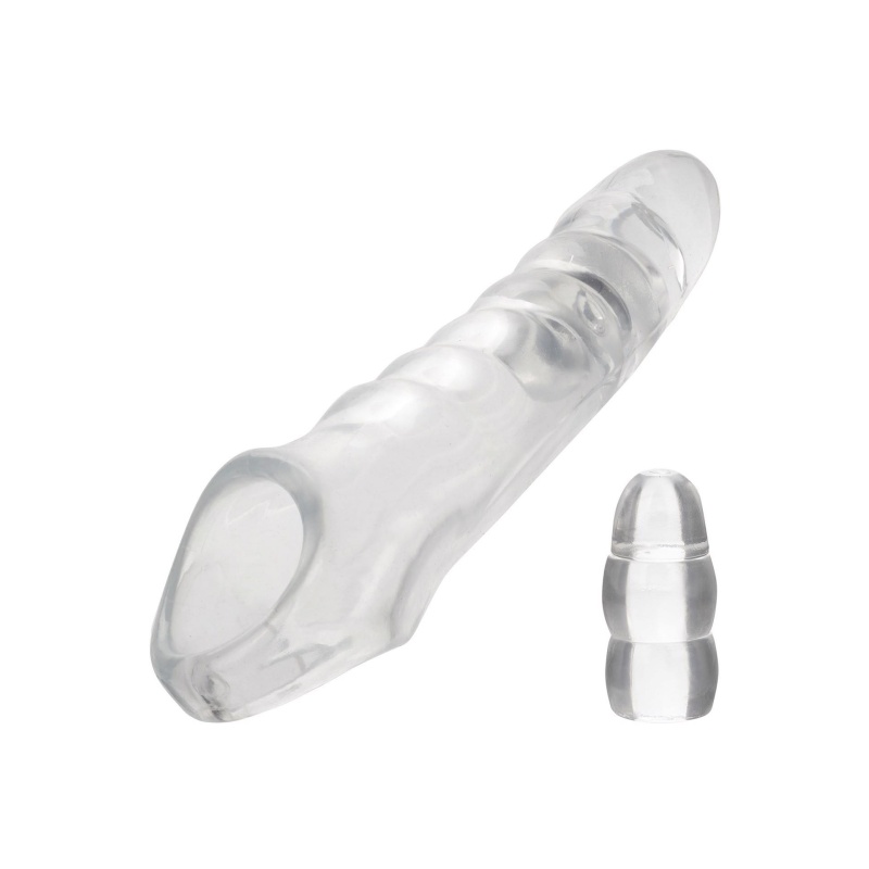 Przedłużacz prącia Performance Maxx Kit Transparent z pasem mosznowym 22,9 cm - 14