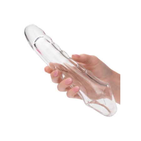 Przedłużacz prącia Performance Maxx Kit Transparent z pasem mosznowym 22,9 cm - 17